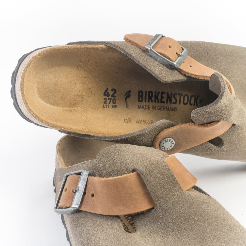 BIRKENSTOCK - Sleepers Uomo - BOSTON BS - 1029193 - Concrete gray Scarpe Uomo BIRKENSTOCK