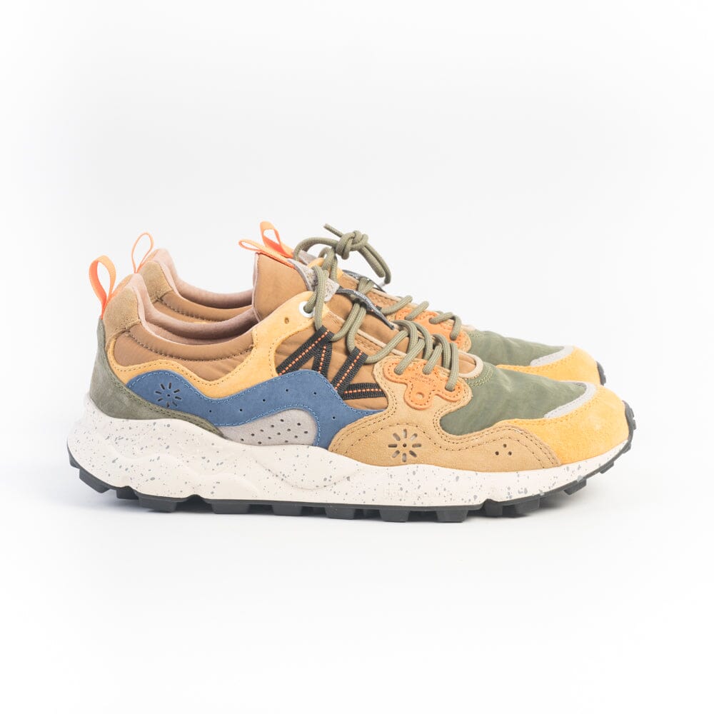 FLOWER MOUNTAIN - Sneakers Yamano 3 - 1G50 - Giallo Cachi Beige Scarpe Uomo FLOWER MOUNTAIN