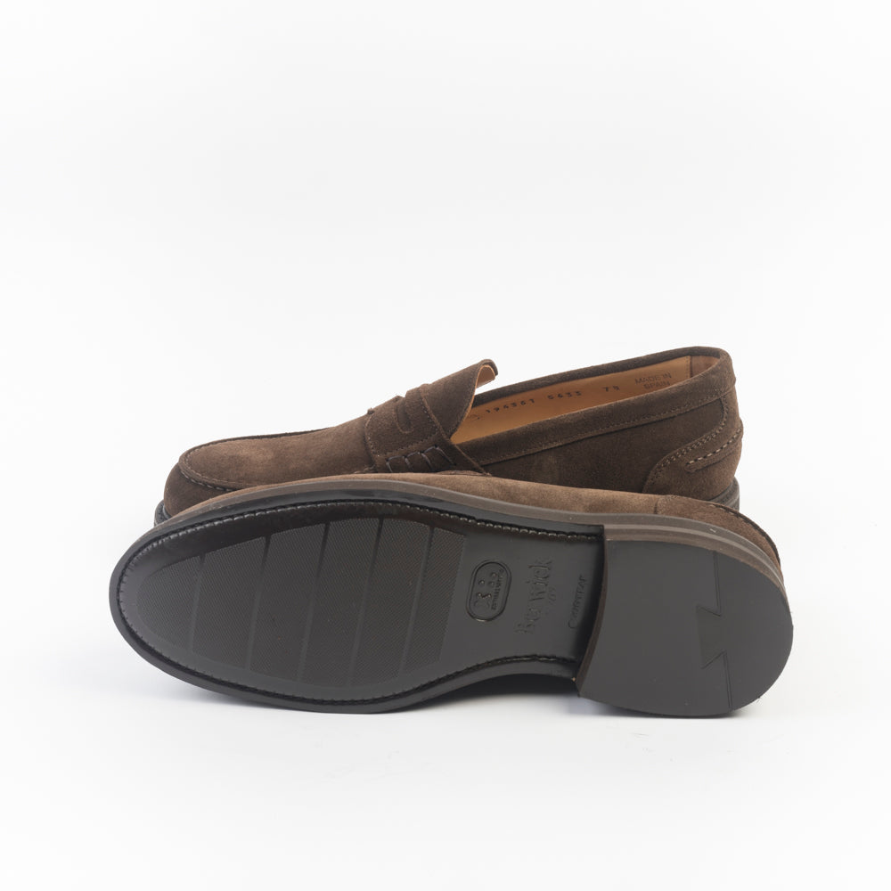 BERWICK 1707 - 5633 - Mocassino Repello 173 - Fondo Gomma - Camoscio Marrone