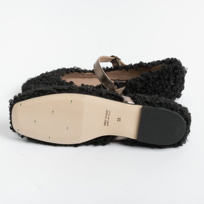CHEVILLE - Ballerina - Nelda NA - Ricciolo Nero Scarpe Donna CHEVILLE