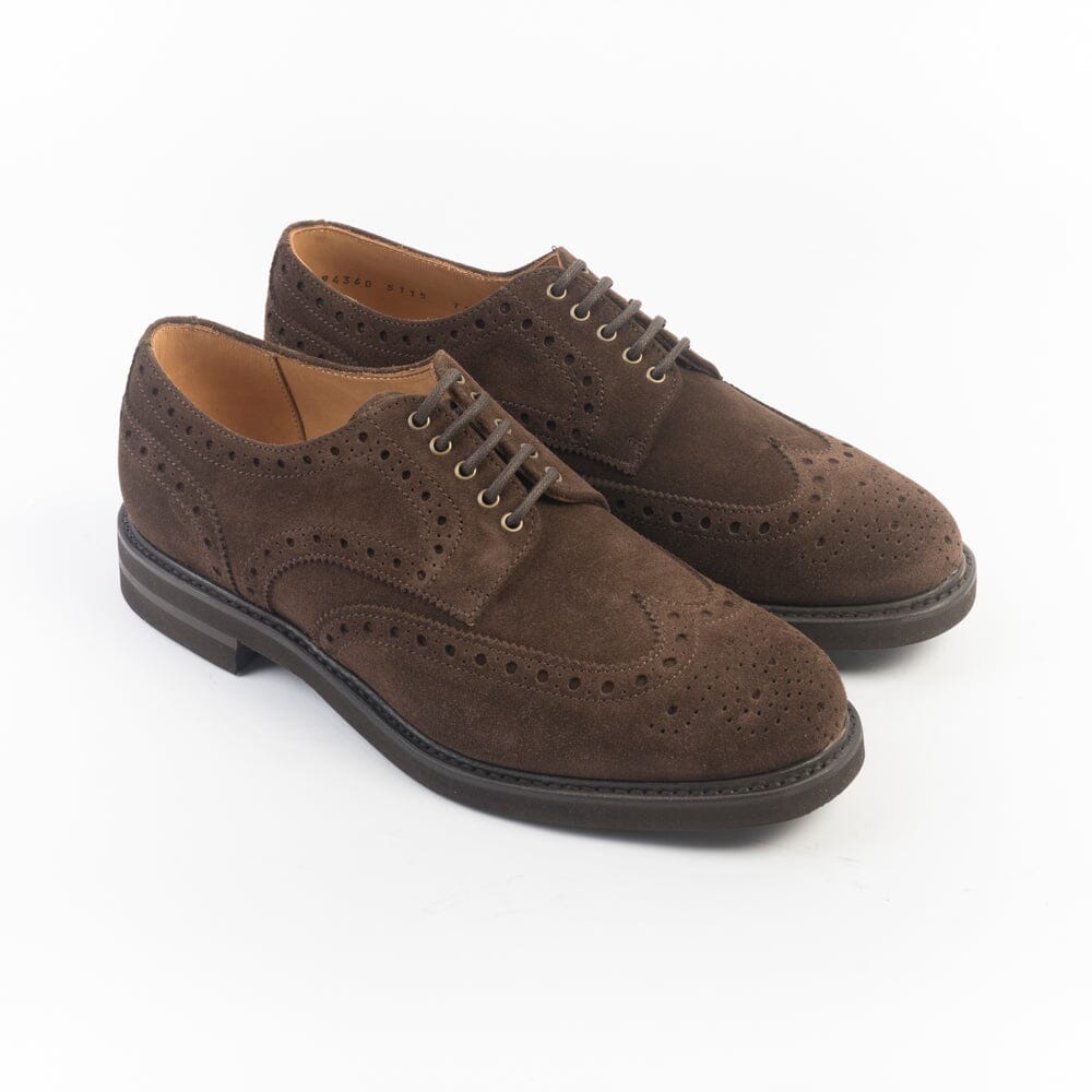 BERWICK 1707 - Allacciata - 5115 - Duilio - Camoscio Marrone Scarpe Uomo Berwick 1707