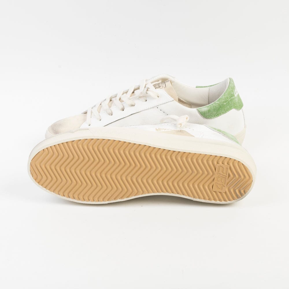 4B12 - Sneakers - Evo U35 - Bianco Verde Scarpe Uomo 4B12 - COLLEZIONE UOMO 