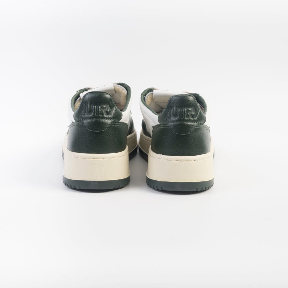 AUTRY - AULW WB49 -Sneakers LOW WOM LEAT - Bianco Verde Mountain Scarpe Donna AUTRY - Collezione donna