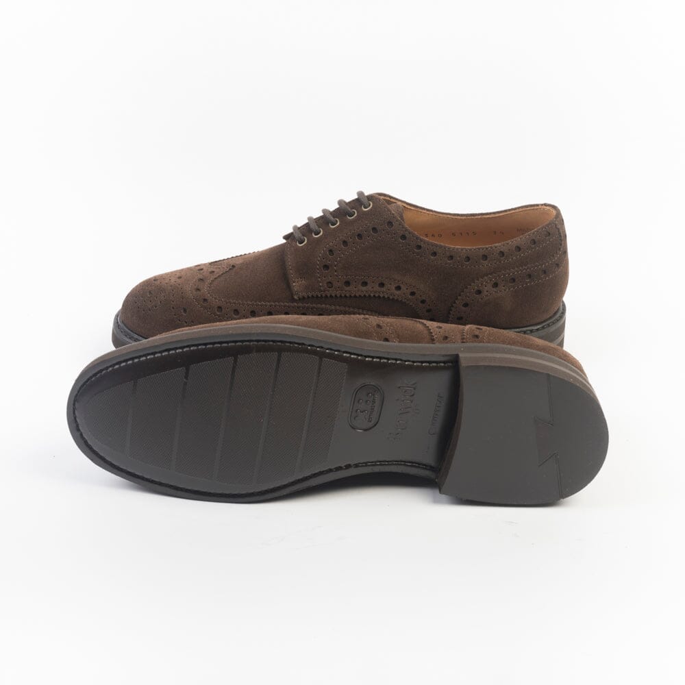 BERWICK 1707 - Allacciata - 5115 - Duilio - Camoscio Marrone Scarpe Uomo Berwick 1707