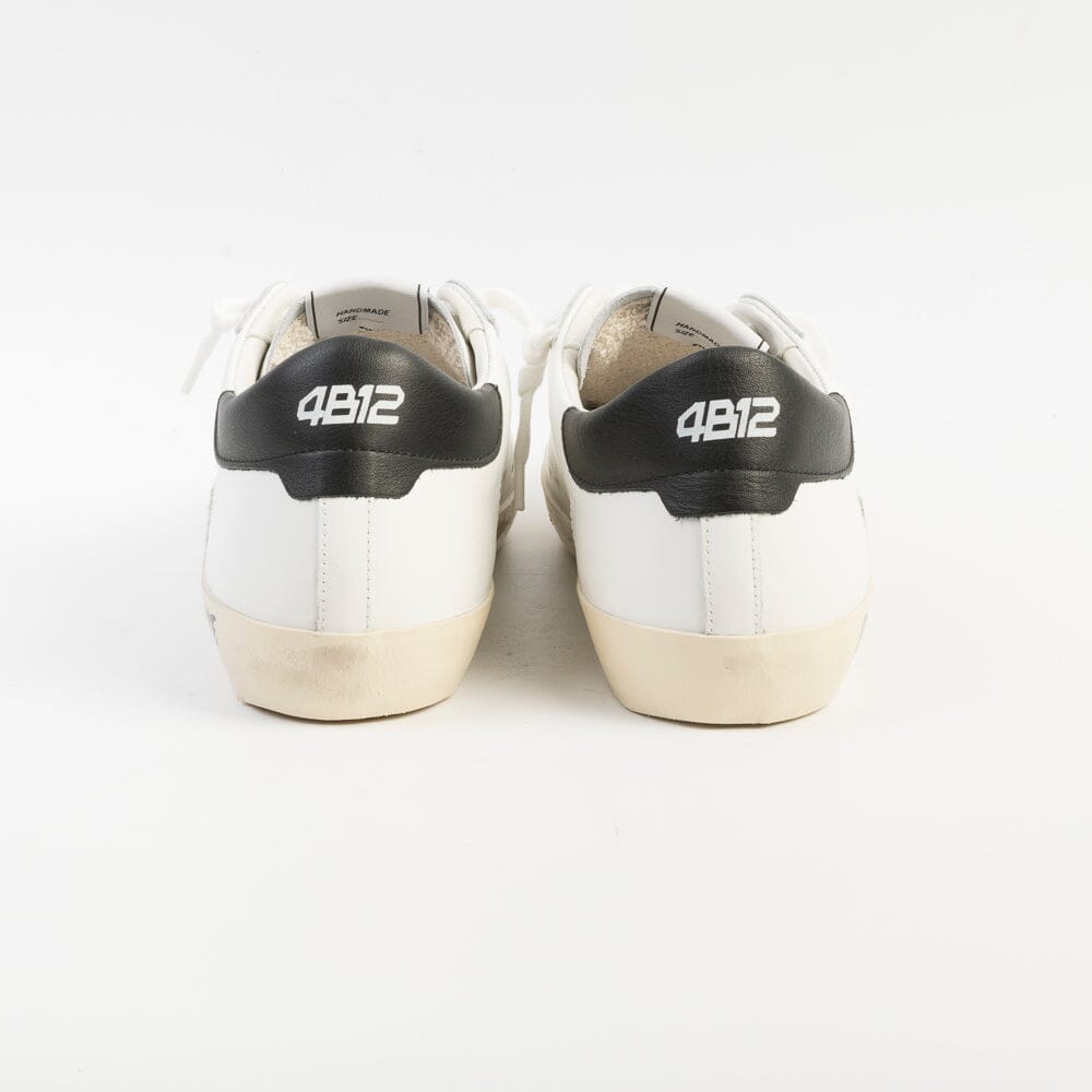 4B12 - Sneakers - Supreme U35 - Bianco Nero Bluette Scarpe Uomo 4B12 - COLLEZIONE UOMO 