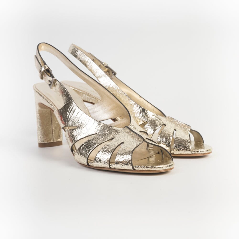 DEL CARLO - Sandali con Tacco - 11923 - Metis - Pirite Oro Scarpe Donna DEL CARLO