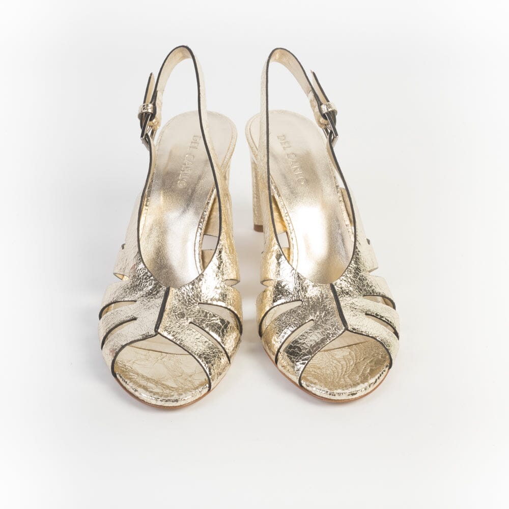 DEL CARLO - Sandali con Tacco - 11923 - Metis - Pirite Oro Scarpe Donna DEL CARLO