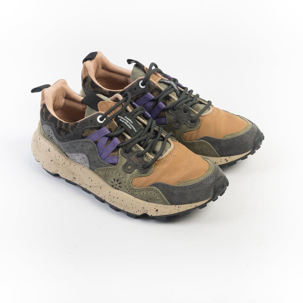 FLOWER MOUNTAIN - Sneakers Yamano - 1B09 - Mud Antracite Scarpe Donna FLOWER MOUNTAIN
