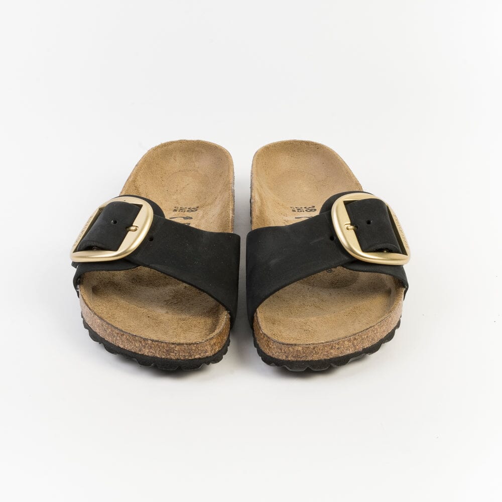 BIRKENSTOCK - Sandali bassi 1023373 - Madrid - Big Buckle - Nero Scarpe Donna BIRKENSTOCK