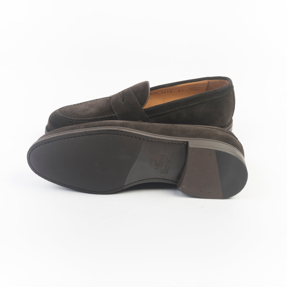 BERWICK 1707 - 9628 - Mocassino Dark Peat - Fondo Gomma - Marrone