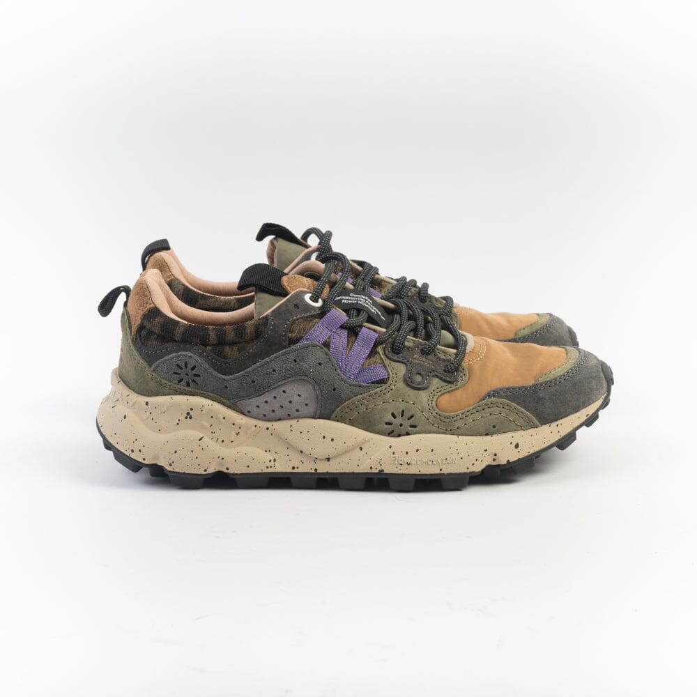 FLOWER MOUNTAIN - Sneakers Yamano - 1B09 - Mud Antracite Scarpe Donna FLOWER MOUNTAIN