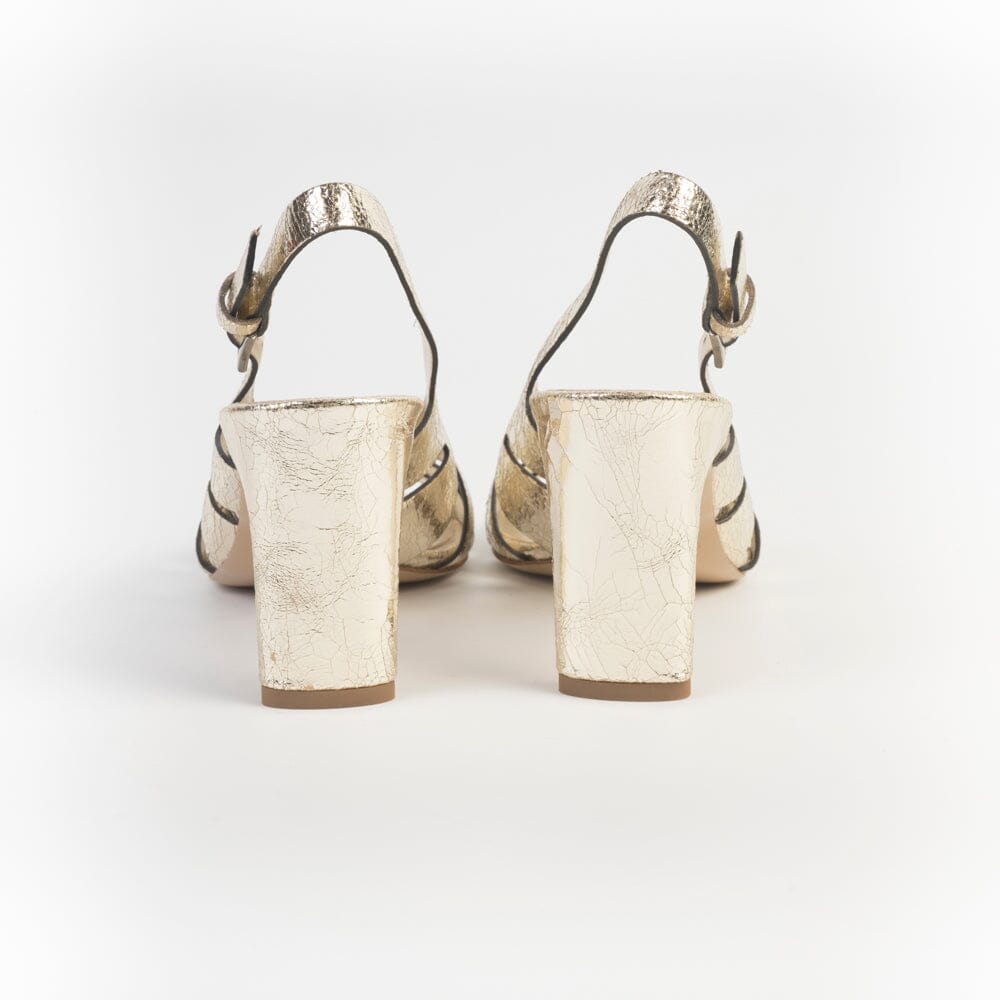 DEL CARLO - Sandali con Tacco - 11923 - Metis - Pirite Oro Scarpe Donna DEL CARLO