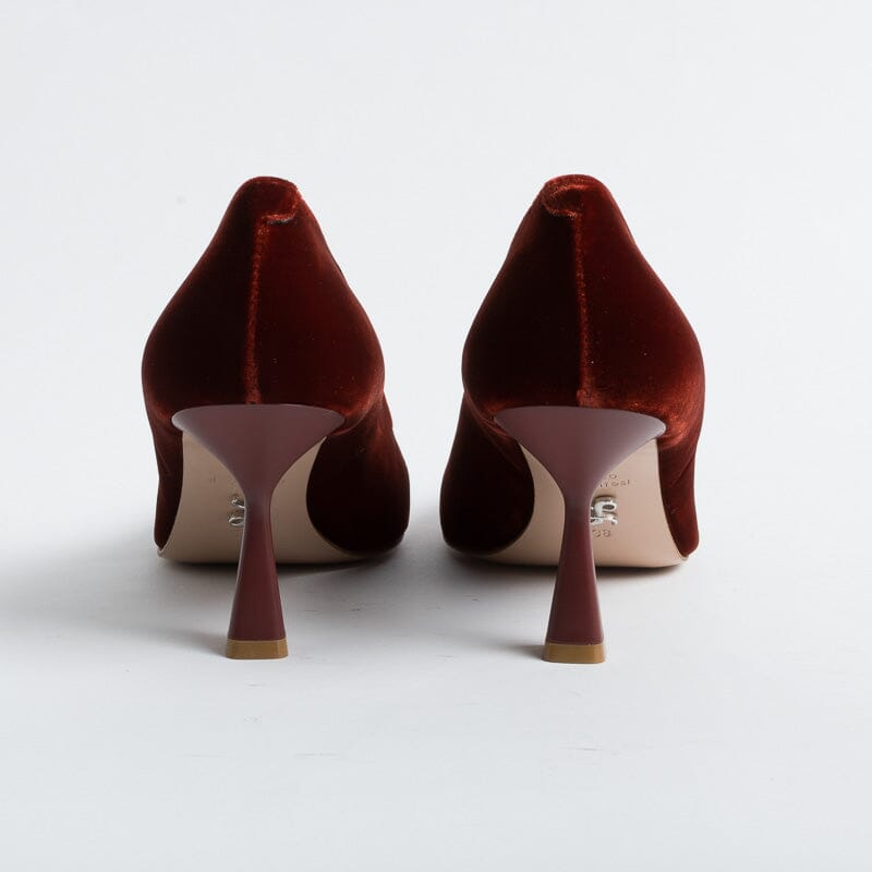 SERGIO LEVANTESI - Decolletè - Julia - Velluto Ruggine Scarpe Donna SERGIO LEVANTESI