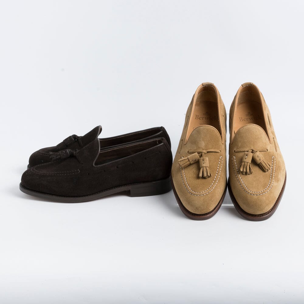 BERWICK 1707 - 5139 - Mocassino Nappine - Noce PEANUT KUDU Scarpe Uomo Berwick 1707