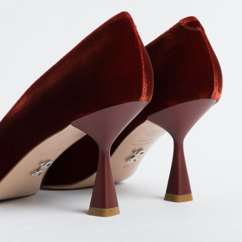 SERGIO LEVANTESI - Decolletè - Julia - Velluto Ruggine Scarpe Donna SERGIO LEVANTESI