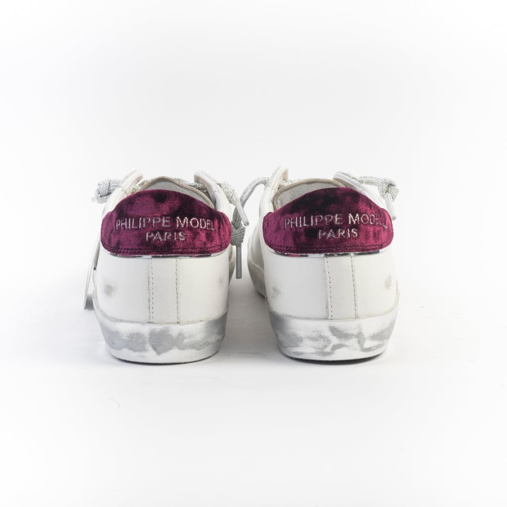 PHILIPPE MODEL - Sneakers - PRLD XE06 - Velluto Bordeaux Scarpe Donna Philippe Model Paris