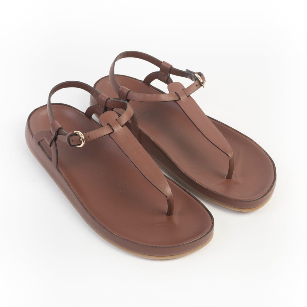 DEL CARLO - Sandali bassi Infradito - Zeus - 12109 - Testa di moro Scarpe Donna DEL CARLO