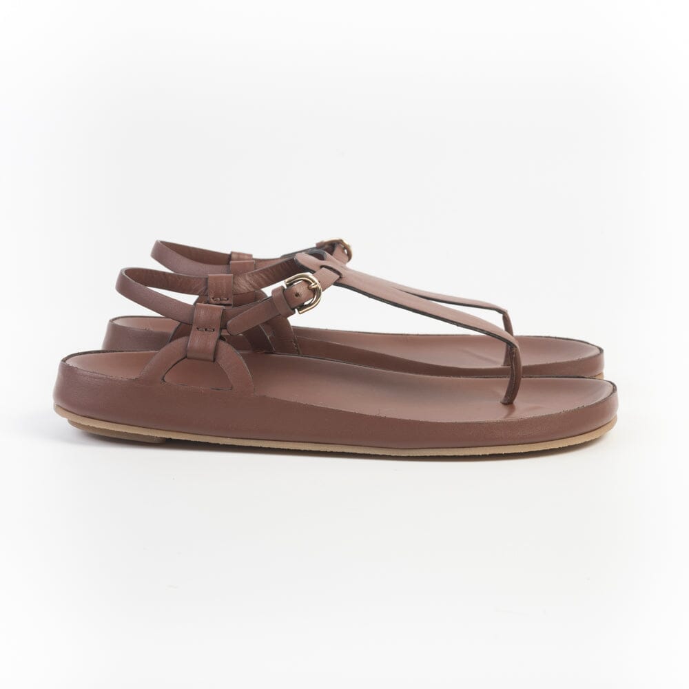 DEL CARLO - Sandali bassi Infradito - Zeus - 12109 - Testa di moro Scarpe Donna DEL CARLO