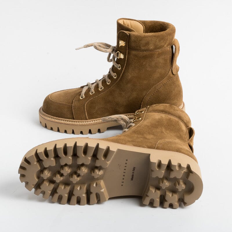 HENDERSON - Anfibio - Tania - Camoscio Birra Scarpe Donna HENDERSON - Collezione Donna