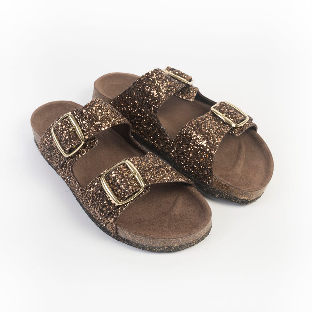 BOSABO - Sandali bassi - 426 - Glitter Bronzo Scarpe Donna BOSABO