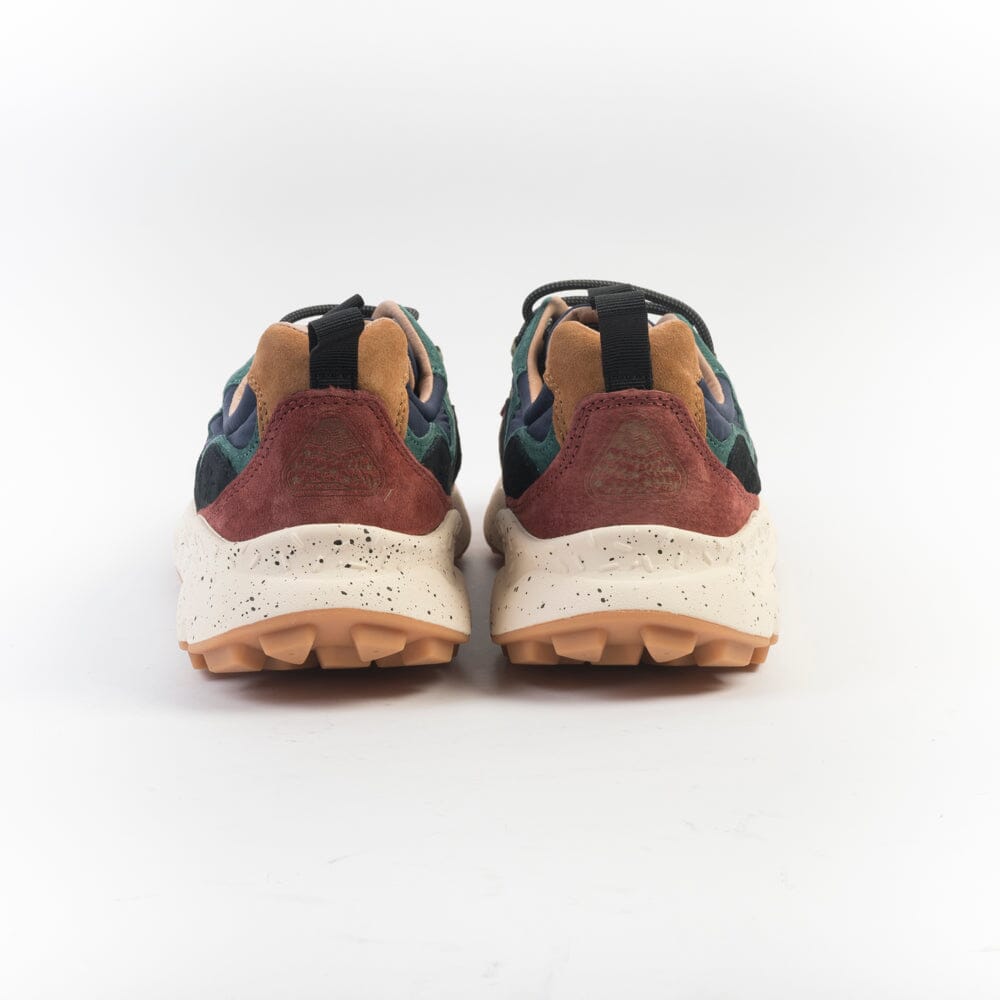 FLOWER MOUNTAIN - Sneakers Yamano 3 - 3B32 - Deep mud light brown navy blu cuoio Scarpe Uomo FLOWER MOUNTAIN