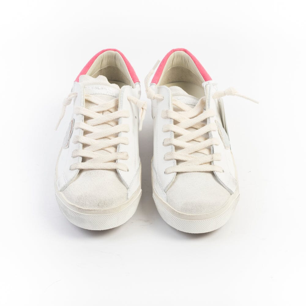 PHILIPPE MODEL - Sneakers - PRLD VTE2 - Bianco Fuchsia Scarpe Donna Philippe Model Paris