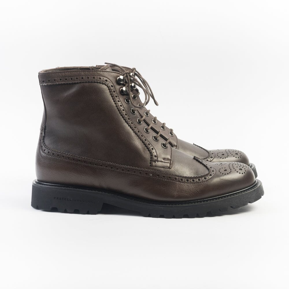 FRATELLI ROSSETTI - Stivaletto - 47339 - Mogano Scarpe Uomo FRATELLI ROSSETTI - Uomo