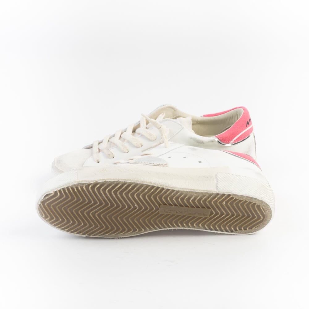 PHILIPPE MODEL - Sneakers - PRLD VTE2 - Bianco Fuchsia Scarpe Donna Philippe Model Paris