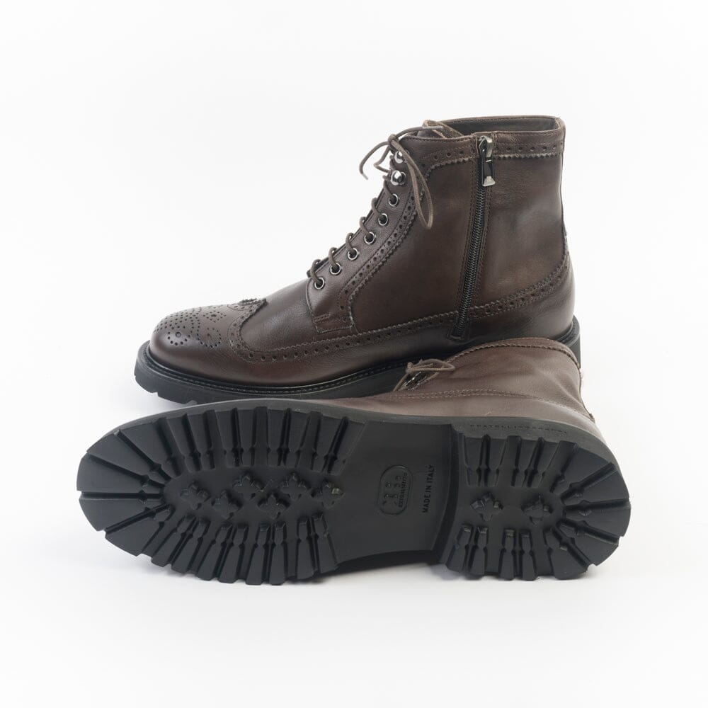 FRATELLI ROSSETTI - Stivaletto - 47339 - Mogano Scarpe Uomo FRATELLI ROSSETTI - Uomo