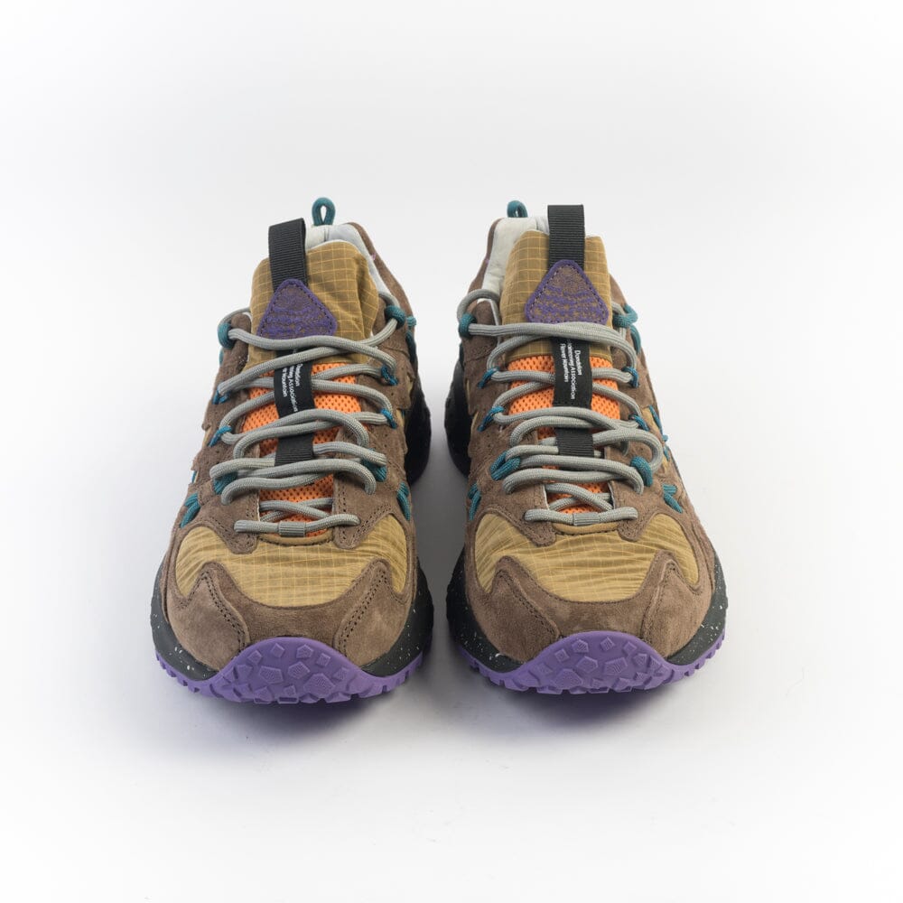 FLOWER MOUNTAIN - Sneakers - Yamabushi - 0B01 - Antracite cammello e marrone Scarpe Uomo FLOWER MOUNTAIN