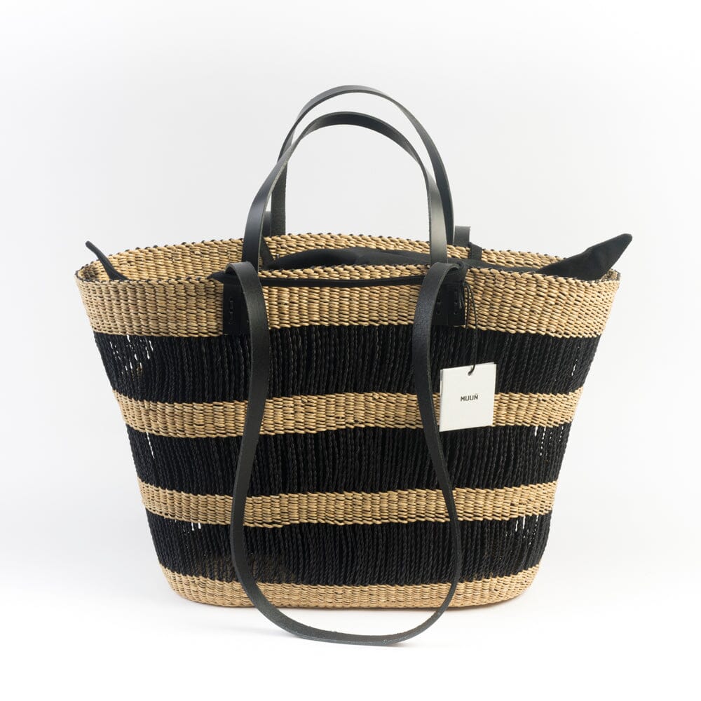 MUUÑ - Borsa Marc - Naturale Nero Borse MUUÑ