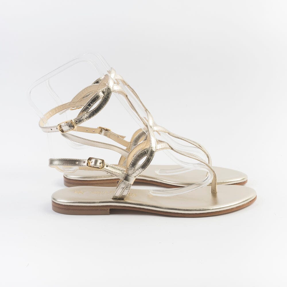PAOLA FIORENZA - Sandali bassi infradito - SS2503 - Platino Scarpe Donna PAOLA FIORENZA