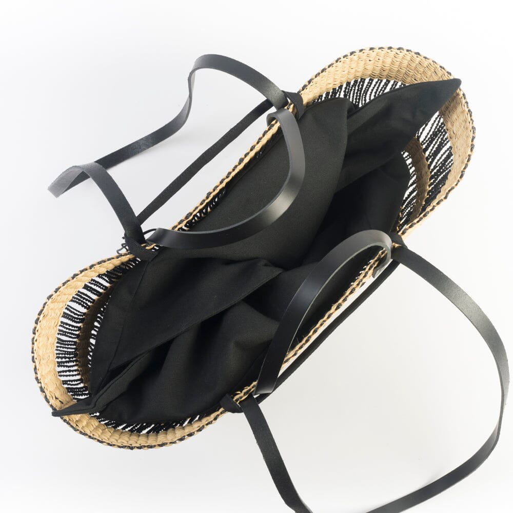 MUUÑ - Borsa Marc - Naturale Nero Borse MUUÑ