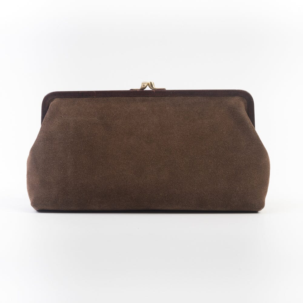 IL BISONTE - Pochette - BCL049 - Camoscio Testa di Moro Accessori Donna Il Bisonte