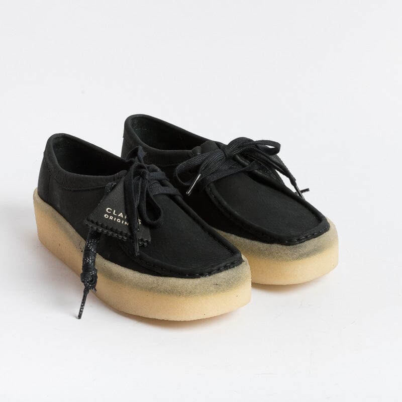 Clarks - Wallabee Cup - Nabuck nero Scarpe Donna CLARKS - Collezione Donna