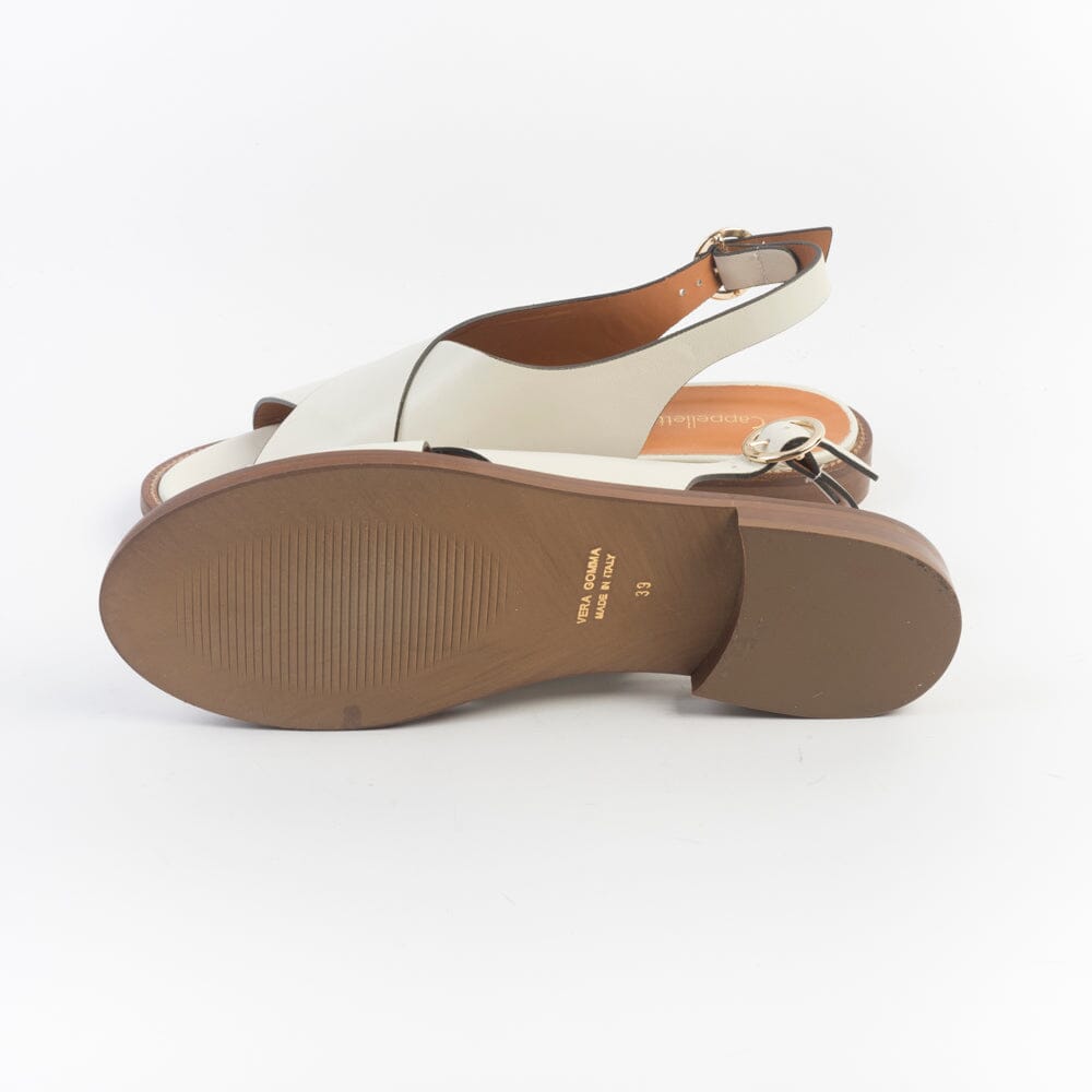 CappellettoShop - Sandali Bassi - 9800 - Hermes Naturale Scarpe Donna CAPPELLETTO 1948