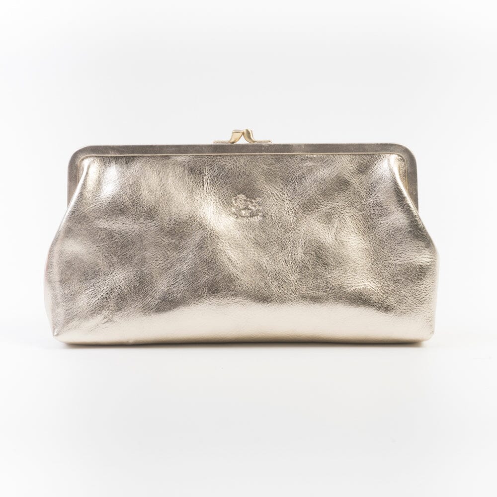 IL BISONTE - Pochette - BCL027 - Platino Accessori Donna Il Bisonte