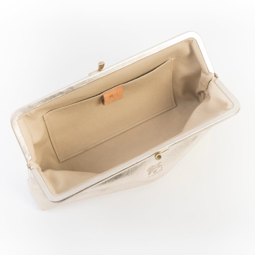 IL BISONTE - Pochette - BCL027 - Platino Accessori Donna Il Bisonte