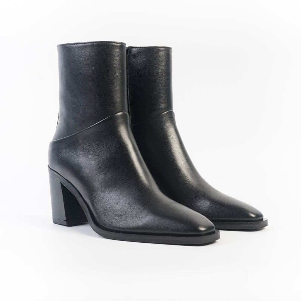 CAPPELLETTOSHOP ICON - Stivaletto Texano - Niva 1 - Nappa nero Scarpe Donna CAPPELLETTO 1948