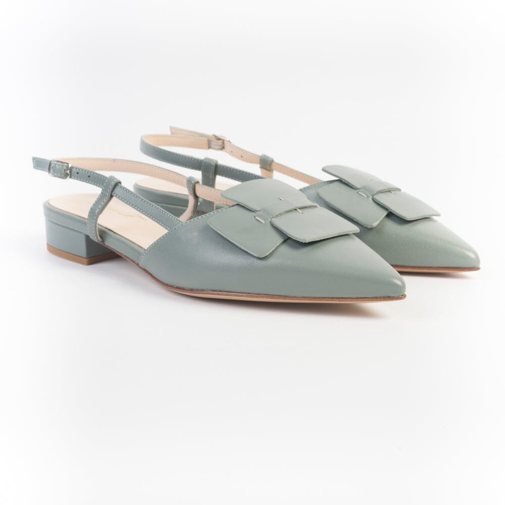 ANNA F. - Sling Back - 1925 - Nappa Salvia Scarpe Donna Anna F.