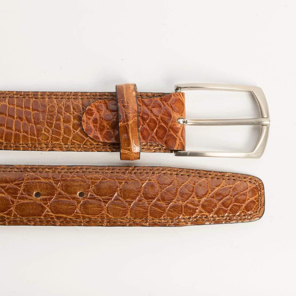 REPTILE'S HOUSE - Cintura - Stampa Cocco - Cuoio Accessori Uomo REPTILE'S HOUSE