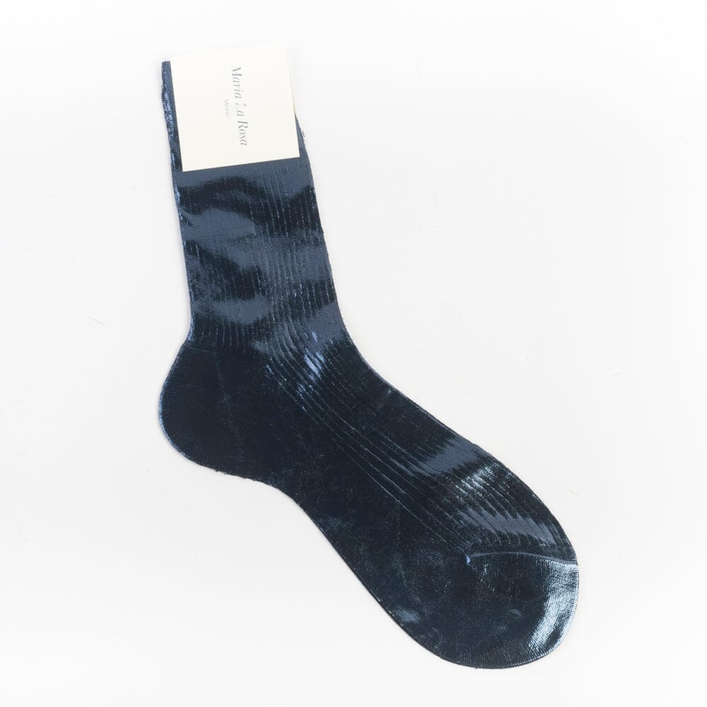 MARIA LA ROSA - Calzino laminato - Navy Borse MARIA LA ROSA