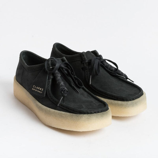 CLARKS - Wallabee Cup - Black Nubuck Men's Shoes CLARKS - Men's Collection
