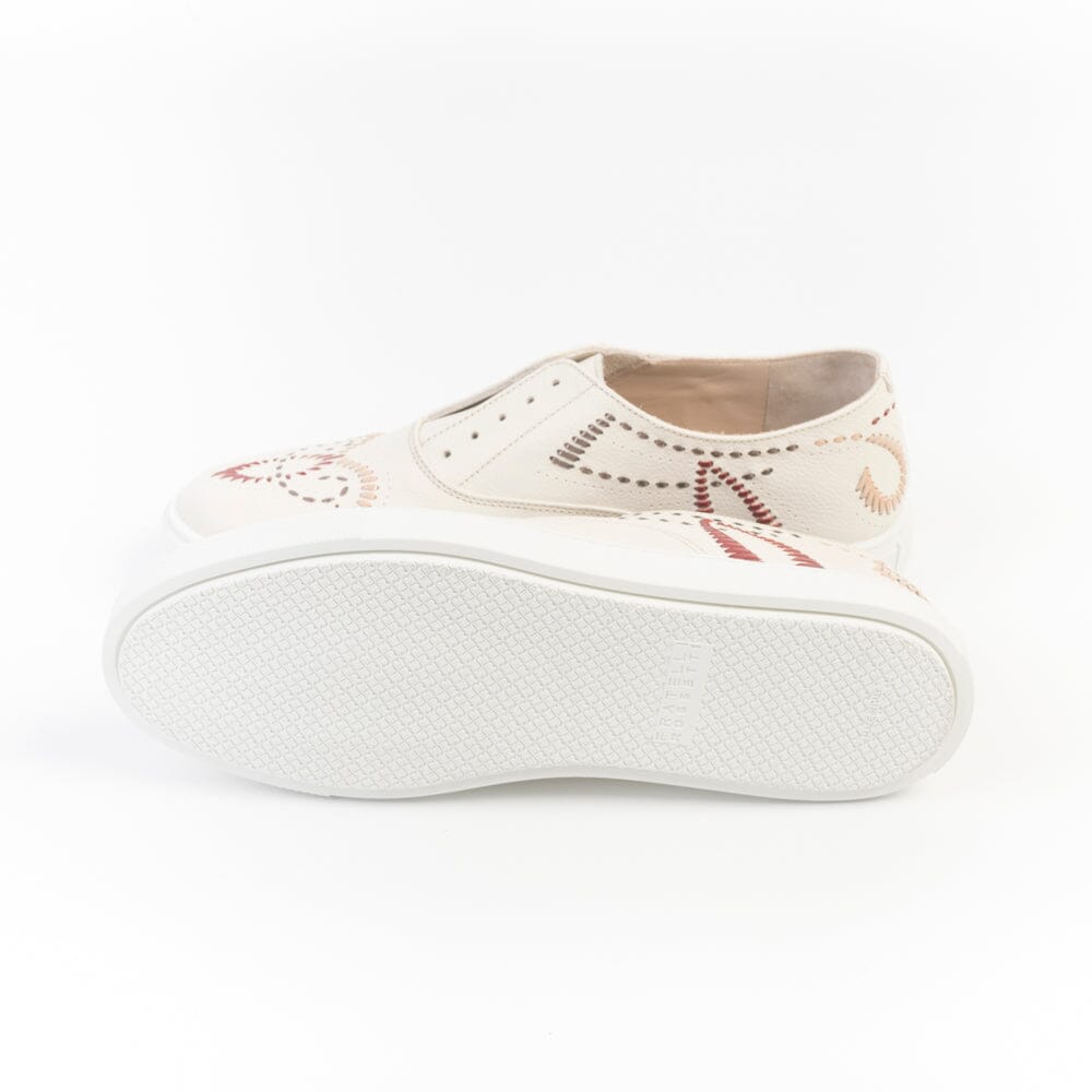 FRATELLI ROSSETTI - Sneakers Tango - 75255 - Ricamo Latte Scarpe Donna Fratelli Rossetti - Collezione Donna