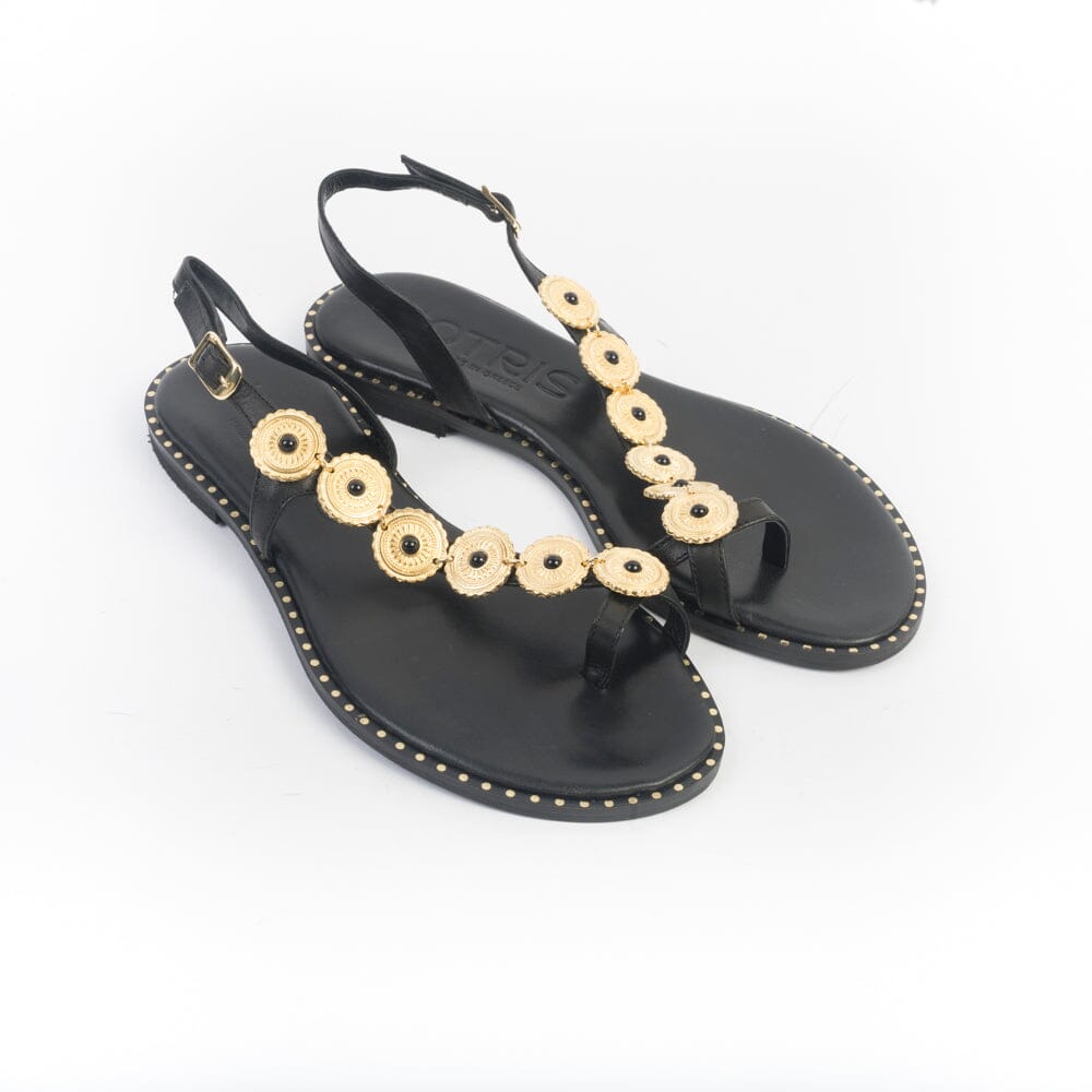 MAKIS KOTRIS - Sandali Bassi infradito 820 - Nero Scarpe Donna MAKIS KOTRIS