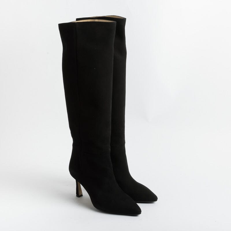 L' ARIANNA - Stivali - ST1580/RT - Camoscio Nero Scarpe Donna L'Arianna