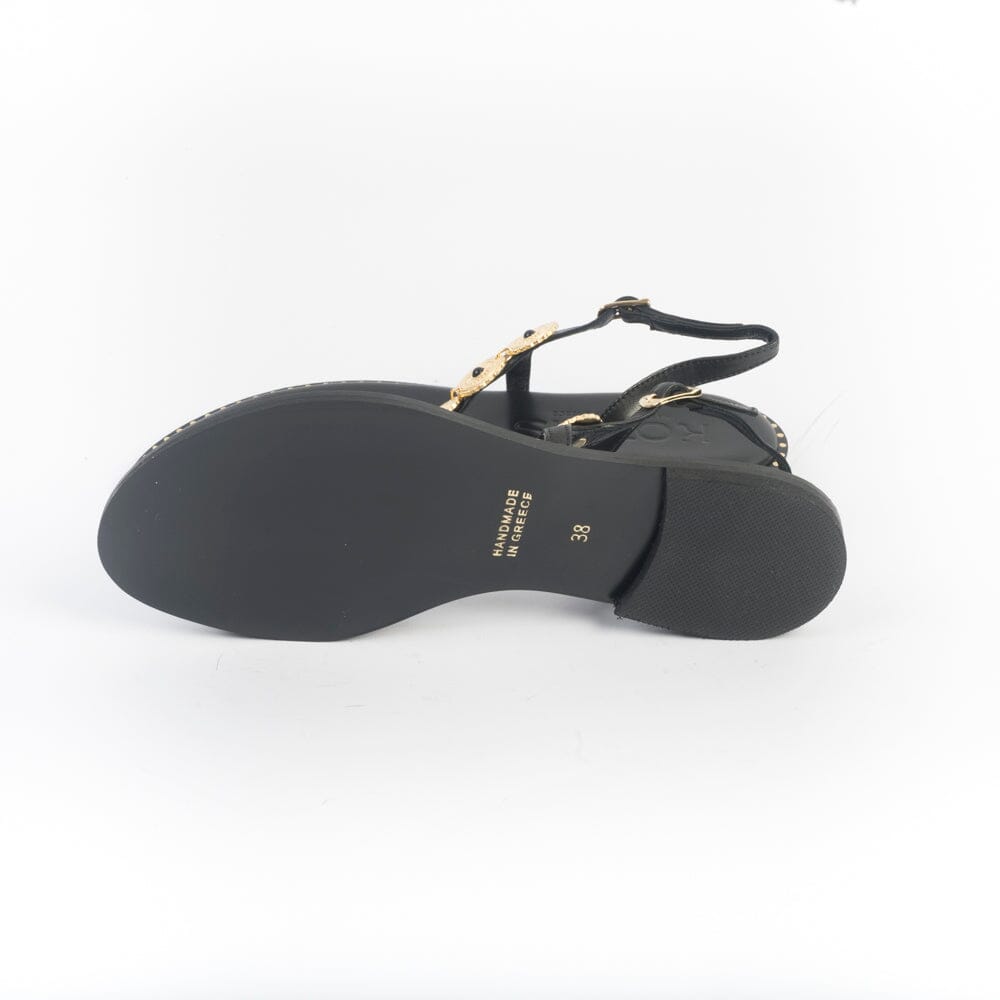 MAKIS KOTRIS - Sandali Bassi infradito 820 - Nero Scarpe Donna MAKIS KOTRIS