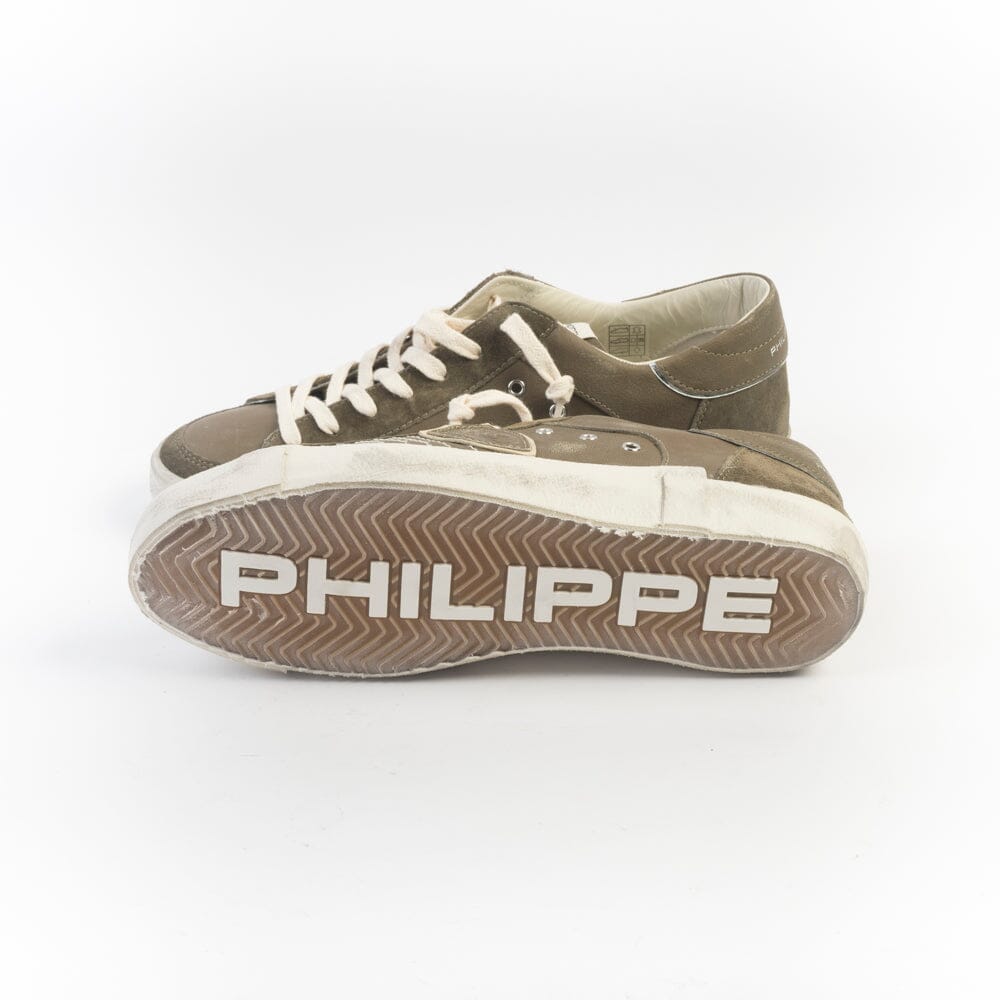 PHILIPPE MODEL - Sneakers - PRLU WP10 - Mix Militare Scarpe Uomo Philippe Model Paris