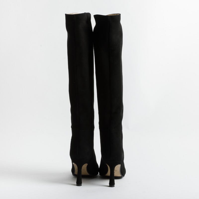 L' ARIANNA - Stivali - ST1580/RT - Camoscio Nero Scarpe Donna L'Arianna