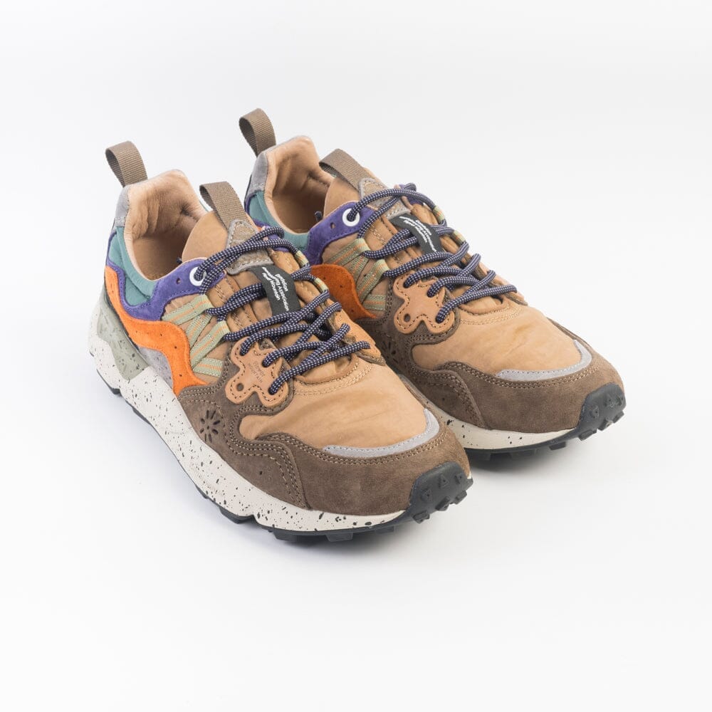 FLOWER MOUNTAIN - Sneakers Yamano 3- 2D98 - Taupe Beige Scarpe Donna FLOWER MOUNTAIN